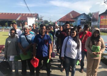 Keterangan Foto: 28 orang WBP Lapas Tanjung Balai Dikembalikan Ke Keluarga dengan perubahan positif