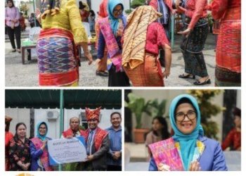 Wali Kota dr Susanti Hadiri Pesta Panen/Kerja Rani GBKP dan Serahkan Bantuan Mobiler