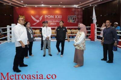 Tinjau Kesiapan Venue Cabor Tinju, Wali Kota dr Susanti Ajak Masyarakat Sukseskan PON XXI Aceh – Sumut 2024