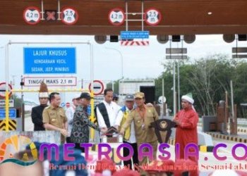 Jalan Tol Sinaksak – Tebing Diresmikan, Bupati Simalungun : Perjalanan Ke Medan Hanya Satu Setengah Jam