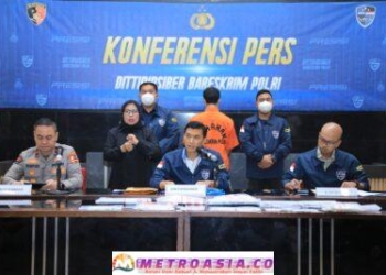 Keterangan Foto : Bareskrim Polri melaksanakan Konferensi Pers (*)