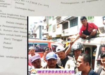 Aksi Blokade Angkot, Mendadak Sekda Kota Pematangsiantar Surati Para Direksi Angkutan