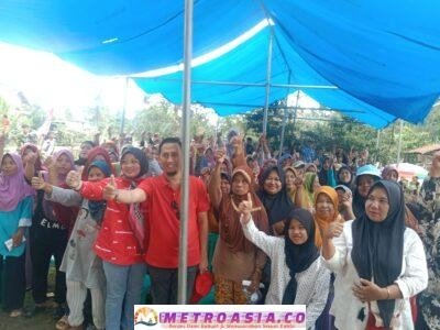 Ini Janji Calon Bupati Way kanan Resmen Kadapi Dihadapan Pendukungnya Di Desa Kalipapan