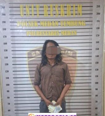 Pria Gondrong Ini Diamankan Polsek Tembung,Ini Masalahnya