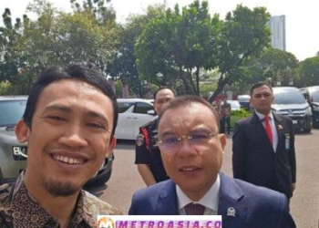 Foto : Sekjend DPP Bara JP dr.Reagen bersama Ketua Harian Partai Gerindra Prof.Dr. S.Dasco, SH, MH,(ost)