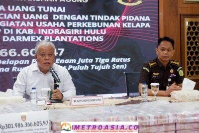 Sebanyak 301 Miliar Rupiah Disita dalam Perkara Dugaan Tindak Pidana Pencucian Uang PT Duta Palma