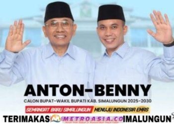 Petahana Tumbang Di Pilkada Simalungun, Anton- Benny Raih 52,23% Suara Diikuti RHS – AZI 47,77% Suara, Silverius Bangun : Terimakasih Masyarakat Simalungun