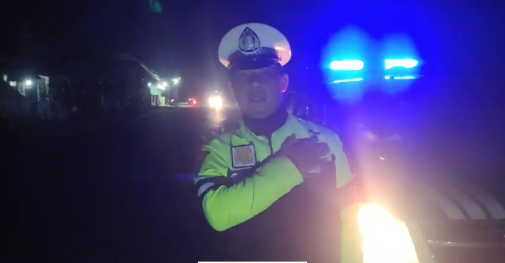 Iptu Edy Syahputra Pimpin Patroli Malam Hari Guna Mencegah Kejahatan Jalanan dan Gangguan Lalulintas