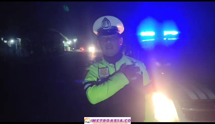 Iptu Edy Syahputra Pimpin Patroli Malam Hari Guna Mencegah Kejahatan Jalanan dan Gangguan Lalulintas