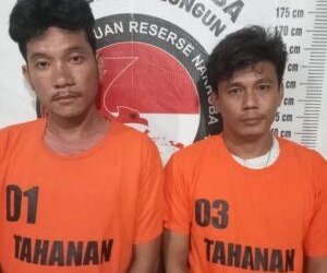 Dua Tersangka Narkoba Diamankan Dari Warung Tuak, Ada 1,67 Gram Ada Sabu