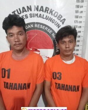 Dua Tersangka Narkoba Diamankan Dari Warung Tuak, Ada 1,67 Gram Ada Sabu