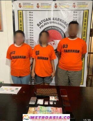 Polres Simalungun Ungkap Peredaran Narkoba, Tiga Orang Dibekuk Dan 25 Gram Sabu Ditemukan