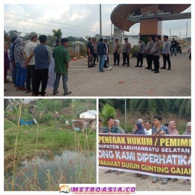 Bangunan Perumahan Timbulkan Masalah, Puluhan Masyarakat Labusel Sampaikan Pernyataan Sikap
