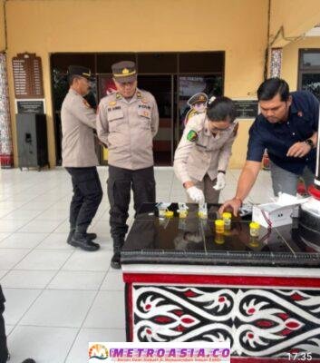 Puluhan Polres Simalungun Jalani Pemeriksaan Dan IMT