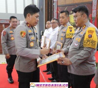 Dalam Penilaian IPKA Dari Kapolda Sumut, Kapolres Simalungun Raih Penghargaan Sempurna