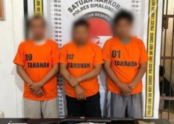 Tim Berantas Narkoba Polres Simalungun Amankan Pengedar Narkoba Pemilik Senjata Ilegal