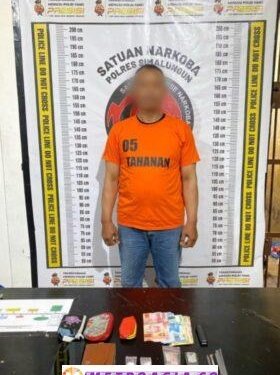 Anggota Polri Batubara Dengan Barbut 2,06 gram Sabu Ditangkap Satnarkoba Simalungun