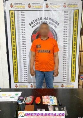 Anggota Polri Batubara Dengan Barbut 2,06 gram Sabu Ditangkap Satnarkoba Simalungun
