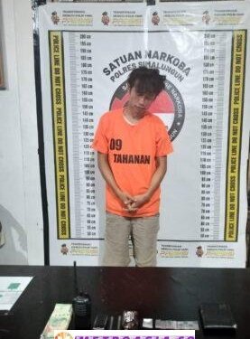 Polsek Tanah Jawa Tangkap Pengedar Narkoba Dari Kontrakan