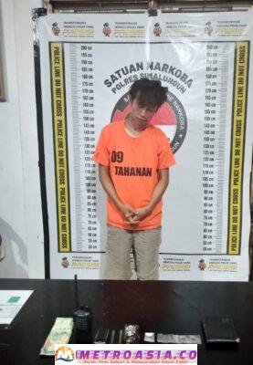 Polsek Tanah Jawa Tangkap Pengedar Narkoba Dari Kontrakan
