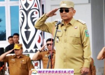 Apel Gabungan Perdana, Bupati Simalungun H Anton Achmad Saragih Ajak ASN Saling Bahu Membahu