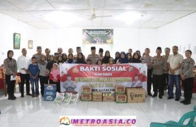 Kapolres Simalungun Gelar Bhakti Sosial di Islamic Center