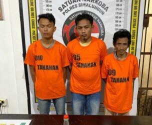 Polsek Bosar Maligas Tangkap Tiga Pengedar Rarkotika