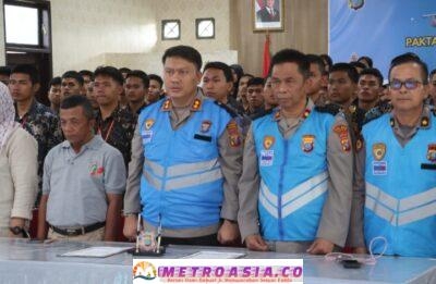 Polres Simalungun Gelar Pakta Integritas Dan Pengambilan Sumpah Seleksi Penerimaan Anggota Polri