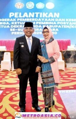 Ny Darmawati Anton Achmad Saragih Dilantik Sebagai Ketua TP PPK Kabupaten Simalungun
