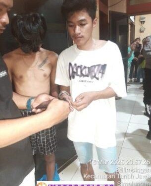 Modus Isi Pulsa Beli Permen, Tiga Pelaku Pencurian Ditangkap Polsek Tanah Jawa