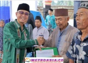 Berbuka Puasa Bersama Masyarakat, Pemkab Simalungun Berikan Santunan Kepada Anak Yatim