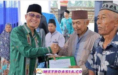Berbuka Puasa Bersama Masyarakat, Pemkab Simalungun Berikan Santunan Kepada Anak Yatim