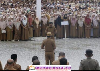 Apel Perdana Bersama ASN, Bupati Aceh Timur Tekankan Kedisiplinan Dan Instruksikan Pencairan THR