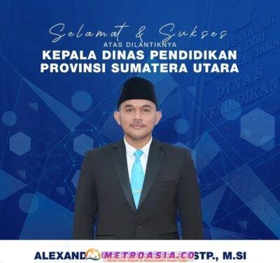 Erwin Sinulingga Dilantik Sebagai Kadis Pendidikan Sumut, Gubernur Berharap Bisa Membawa Inovasi