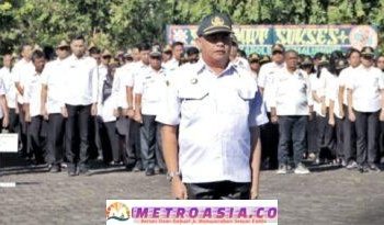 Apel Pagi Gabungan ASN Pemkab Simalungun, Bupati Menghimbau Untuk Menjaga Kesehatam Dan Kekondusipan