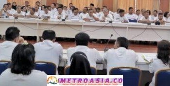 Pimpinan Rakorpimda, Bupati Meminta Instansi Yang Tergabung di Pospam Agar Menjaga Kesehatan