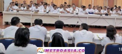 Pimpinan Rakorpimda, Bupati Meminta Instansi Yang Tergabung di Pospam Agar Menjaga Kesehatan
