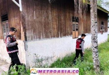 Guna Meminimalisir Kejahatan Pencurian Selama Lebaran, Satsamapta Polres Aceh Timur Patroli Rumah Warga Yang Ditinggalkan