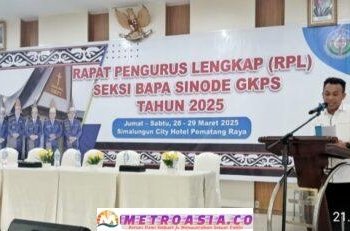 Wakil Bupati Simalungun Hadiri RPL Seksi Bapa Sinode GKPS 2025