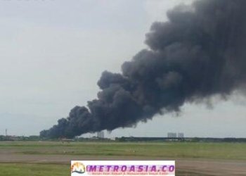 Gudang Penampung Limbah di Tangerang Terbakar, Runway 3 Bandara Saekarno – Hatta Ditutup Sementara