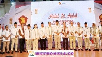 Menghadiri Halalbihalal Partai Gerindra, Pemkab Simalungun Siap Berkolaborasi Dengan Pemprovsu