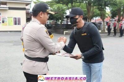 Ungkap Kasus 1Kg Sabu, Kasat Intelkam Dan Jajaranya Mendapat Penghargaan