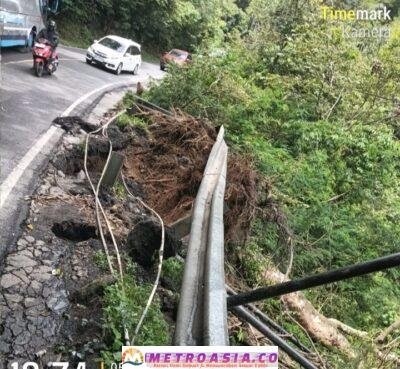 Polres Simalungun Menghimbau, Waspada Lokasi Longsor Dan Pohon Tumbang di Sibaganding