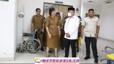 Sidak Di RSUD Perdagangan, Bupati Tekankan Jaga Kebersihan Lingkungan dan Mutu Pelayanan Kesehatan