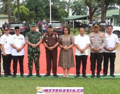 Kapolres Simalungun Sambut Kunjungan Kerja Kepala Staf Tni Ad Dalam Upaya Penguatan Sinergi TNI-POLRI