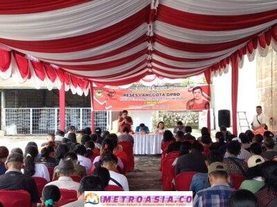 Anggota DPRD Kota Pematangsiantar, Cindira, Gelar Reses di Dapil 2 Siantar Martoba