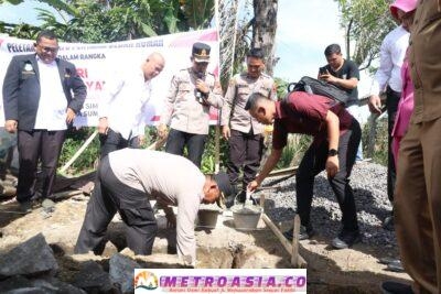 Sepasang Lansia Mendapat Bantuan Bedah Rumah Dari Kapolres, Air Mata Kebahagian Membasahi Pipi
