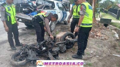 Dosen FKIP Nomensen Tewas Setelah Sepeda Motornya Diseruduk Truk Tangki