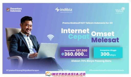 Meriahkan HUT Telkom ke-60, Indibiz Tawarkan Paket Internet Hemat