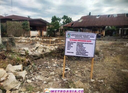 Pangulu Balimbingan Diduga Sebagai Pelaksana Pembangunan Kantor